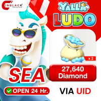 Yalla Ludo (GL) - 27640 X 2 Diamond (99.99USD) Top up UID By Inblackm Open 24 hr.
