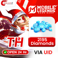 Mobile Legends: Bang Bang (TH) - 2195 Diamonds Top up UID By Inblackm Open 24 hr.