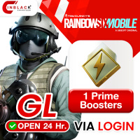 Rainbow Six Mobile (GL) - 1 Prime Boosters - 4.99$ Top up via LOGIN By Inblackm Open 24 hr.
