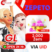 [INSTANT]Zepeto (GL) - 2000 Zem (1000 x 2 Zem) - Top up UID By Inblackm Open 24 hr.