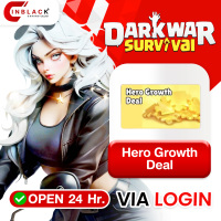 DARK WAR SURVIVAL - Hero Growth Deal ( 49.99$ ) pack VIA LOGIN BY INBLACKM open 24 hr.