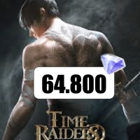 [VIA ID] - 64.800 Blue Diamonds - Time Raiders [⚡️Fast⚡️ Legit✅]