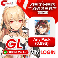 Aether Gazer (GL) - Any Pack (0.99$) Top up via LOGIN By Inblack Open 24 hr.