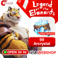 Legend of Elements - 99 Arcrystal(First  Time X 2) 0.99$ Top up Via Web Shop By Inblackm Open 24 hr.