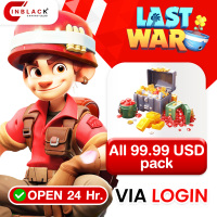 Last War  Survival  - All  99.99 USD pack   VIA LOGIN BY INBLACKM open 24 hr.