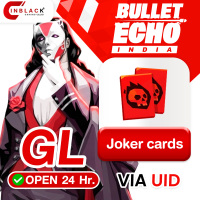 Bullet Echo (GL) - Joker cards Top up UID By Inblackm Open 24 hr.