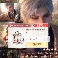Love and Deepspace - Heartframe Pack I $5 (LOGIN METHOD) **Need Account & Password to login**