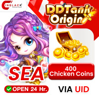 DDTank Origin (SEA) - 400 Chicken Coins Top up UID By Inblack Open 24 hr.