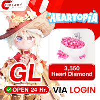 Heartopia (GL) - 3550 Heart Diamond 50.99$ Top up via LOGIN by Inblackm open 24 hr.