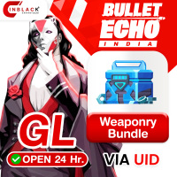 Bullet Echo (GL) - Weaponry Bundle Top up UID By Inblackm Open 24 hr.