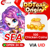 DDTank Origin (SEA) - 100 Chicken Coins Top up UID By Inblack Open 24 hr.