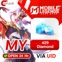 Mobile Legends: Bang Bang (Malaysia) - 429 Diamond Top up UID By Inblackm Open 24 hr.