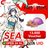 Overmortal SEA - 13600 Voucher  20.99$ Top up UID By Inblack Open 24 hr.