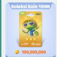 (100M) Cards Ungu MD - Higgs Domino Island HDI or Higgs Games Island HGI - Coin Collection Gift Pack (Claim Inbox)