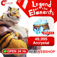 Legend of Elements - 49995 (9999 X 5) Arcrystal 499.99$ Top up Via Web Shop By Inblackm Open 24 hr.