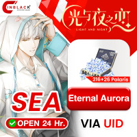 Light and Night (SEA) - Eternal Aurora (216+26 Polaris) Top up UID By Inblackm Open 24 hr.