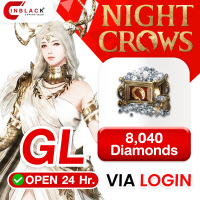 Night Crows (GL) - 8,040 Diamonds 89.99$ Top up Official LOGIN  by Inblackm open 24 hr.