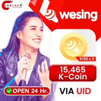 WeSing Top up 15465 (5155 x 3) K-Coin Top up UID By Inblackm Open 24 hr.