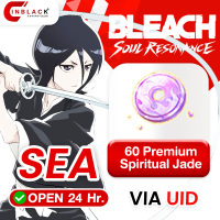 Bleach: Soul Resonance (SEA) - 60 Premium Spiritual Jade (Frist Time X 2) Top up UID By Inblackm Open 24 hr.