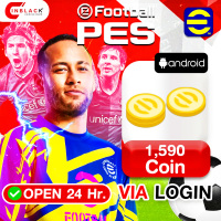 EFootball Android - 1590 Coin 13.59$ Top up via Konami Login BY INBLACKM Open 24hr.