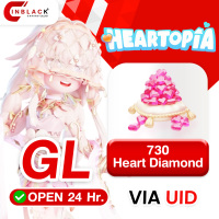 Heartopia (GL)- 730 Heart Diamond 10.99$ Top up UID by Inblackm open 24 hr.