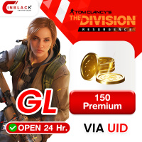 [INSTANT] The Division Resurgence (GL) - 150 Premium Credits 1.99$ Top up UID By Inblackm Open 24 hr.