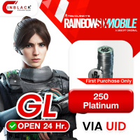 [INSTANT] Rainbow Six Mobile (GL) - 250 Platinum (First Purchase Only) - 0.99$ Top up UID By Inblackm Open 24 hr.