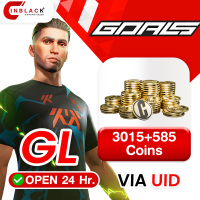 GOALS (GL) - 3015+585 Coins Top up UID By Inblackm Open 24 hr.