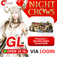 Night Crows (GL) - Premium+ Monthly Night Crows Gear Package 299.99$ Top up Official LOGIN by Inblackm open 24 hr.