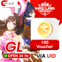 Soul Land New World (GL) - 100 Voucher Top up UID By Inblack Open 24 hr.