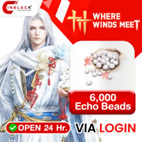 Where Winds Meet - 6000 Echo Beads 99.99$ Top up Via Login by Inblackm open 24 hr.