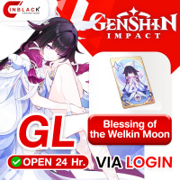 Genshin Impact (GL) - Blessing of the Welkin Moon Top up Via Login  By Inblackm Open 24 hr.