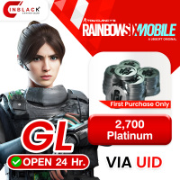 [INSTANT] Rainbow Six Mobile (GL) - 2700 Platinum (First Purchase Only) - 19.99$ Top up UID By Inblackm Open 24 hr.