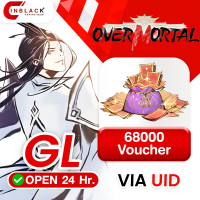 Overmortal (GL) - 68000 Voucher 99.99$ Top up via UID By Inblack Open 24 hr.