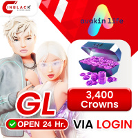 Avakin Life (GL) - 3400 Crowns Top up Web Shop LOGIN By Inblack open 24 hr.
