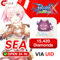 Ragnarok X (SEA) - 15420 Diamonds Top up UID By Inblack Open 24 hr.