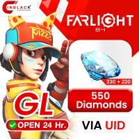 [INSTANT] Farlight 84 (GL) - 550 Diamonds (330 + 220) - Top up UID by Inblackm open 24 hr.