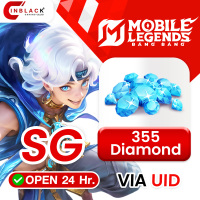 Mobile Legends: Bang Bang (Singapore) -  355 Diamonds Top up UID By Inblackm Open 24 hr.
