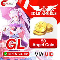 Idle Angels (GL) - 50 Angel Coin 49.99$ Top up UID  By Inblack Open 24 hr.
