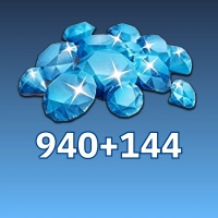 Mobile Legends: Bang Bang  -940+144 Diamonds(Singapore) Only UID & Server Neeeded!