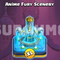 Clash of Clans COC  Clash of Clans - Anime Fury Scenery $10 (LOGIN METHOD) **Need Email & Verification Code to login**