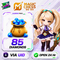 Magic Chess: Go Go【NOT support MY】- 85 Diamonds -Fast Delivery-Open 24 hr - UID