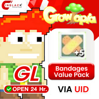 Growtopia (GL)- Bandages Value Pack Player ID by Inblackm open 24 hr.