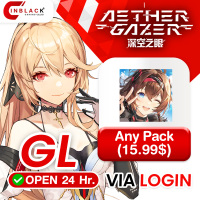Aether Gazer (GL) - Any Pack (15.99$) Top up via LOGIN By Inblack Open 24 hr.