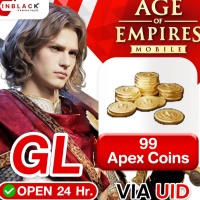 [INSTANT] Age of Empires Mobile (GL) - 99 Apex Coins ( For All ID ) - 0.99$ Top up UID By Inblack Open 24 hr.
