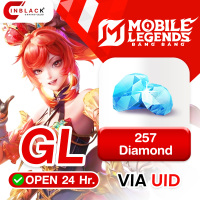 [INSTANT] Mobile Legends: Bang Bang (GL) - 257 Diamond via UID by Inblackm open 24 hr.