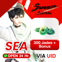 [INSTANT] Sword of Justice (SEA) - 300 Jades + Bonus - 4.99$ Top up UID By Inblackm Open 24 hr.