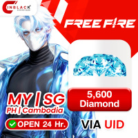 Free Fire (MY | SG | PH | Cambodia)- 5600 Diamond Top up UID By Inblackm Open 24 hr.