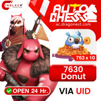 Auto Chess - 7630(763 x 10) Donut  Top up UID By Inblackm open 24 hr.