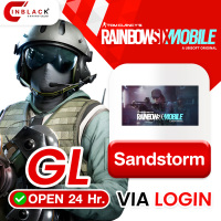 Rainbow Six Mobile (GL) - Sandstorm - 8.99$ Top up via LOGIN By Inblackm Open 24 hr.